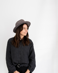 Grey Fedora