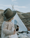Olive Fedora Kids