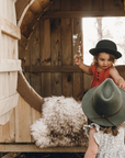 Olive Fedora Kids