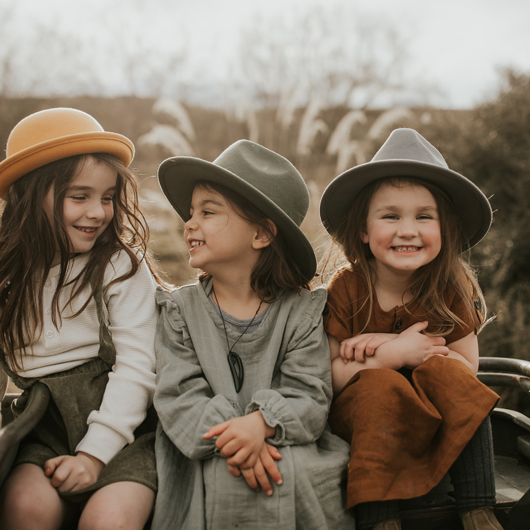 Olive Fedora Kids