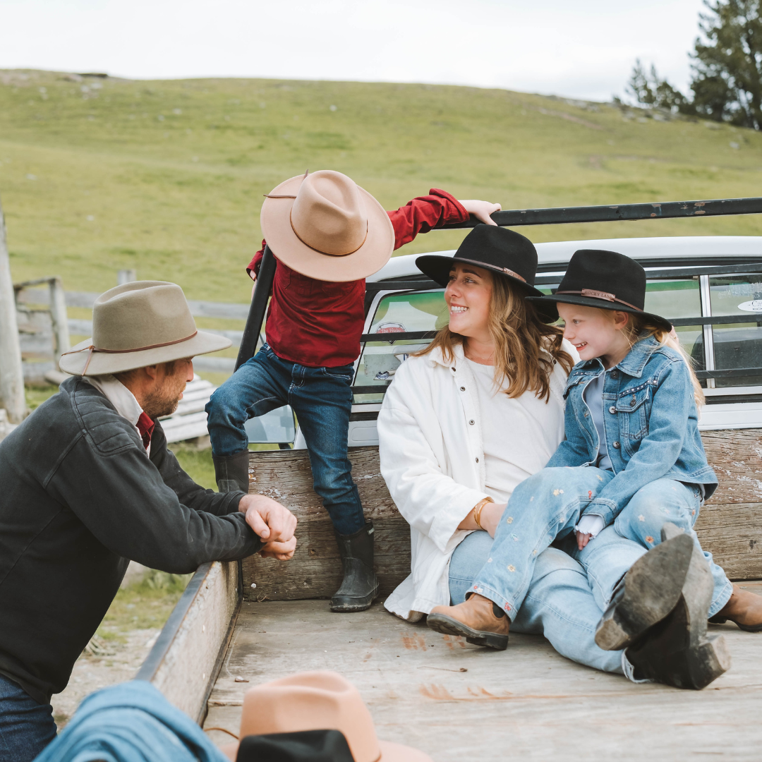 Black Wide Brim Kids