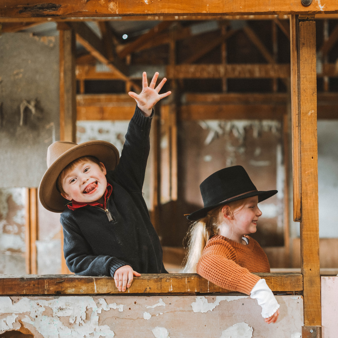 Black Wide Brim Kids