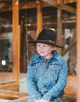 Black Wide Brim Kids