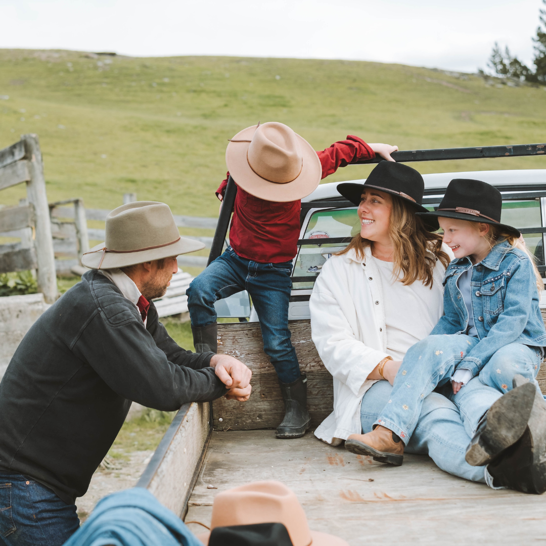 Black Wide Brim Kids