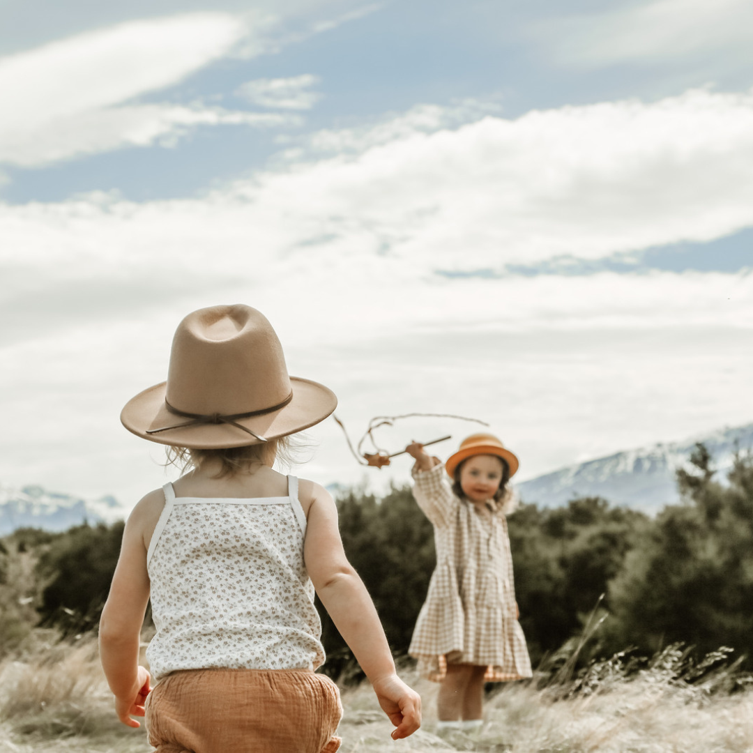 Tan Fedora Kids