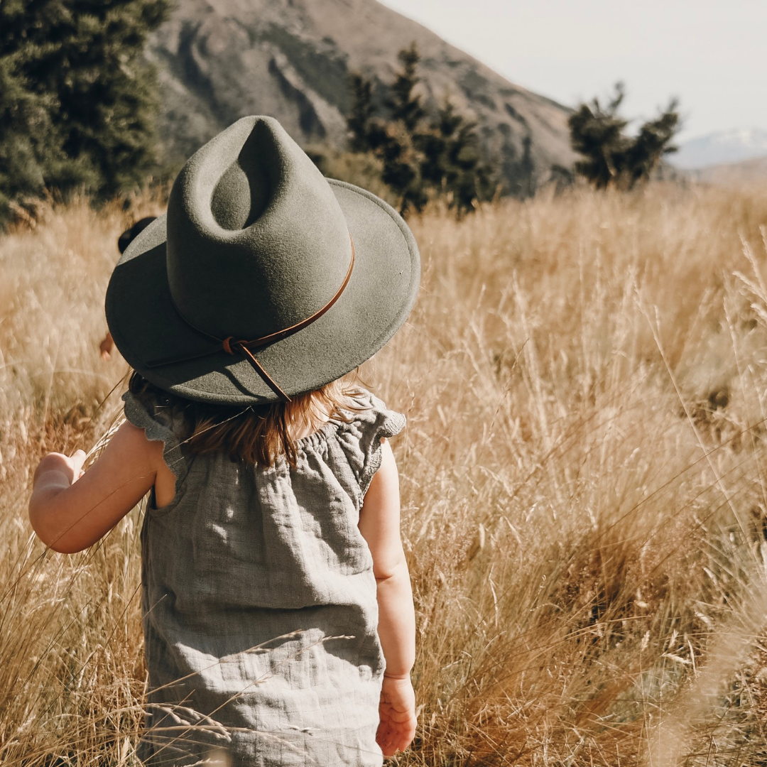 Olive Fedora Kids