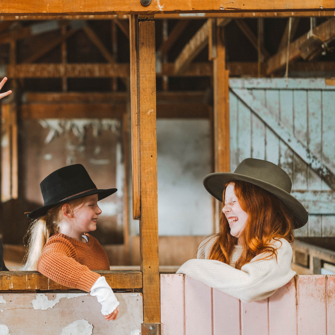 Olive Wide Brim Kids