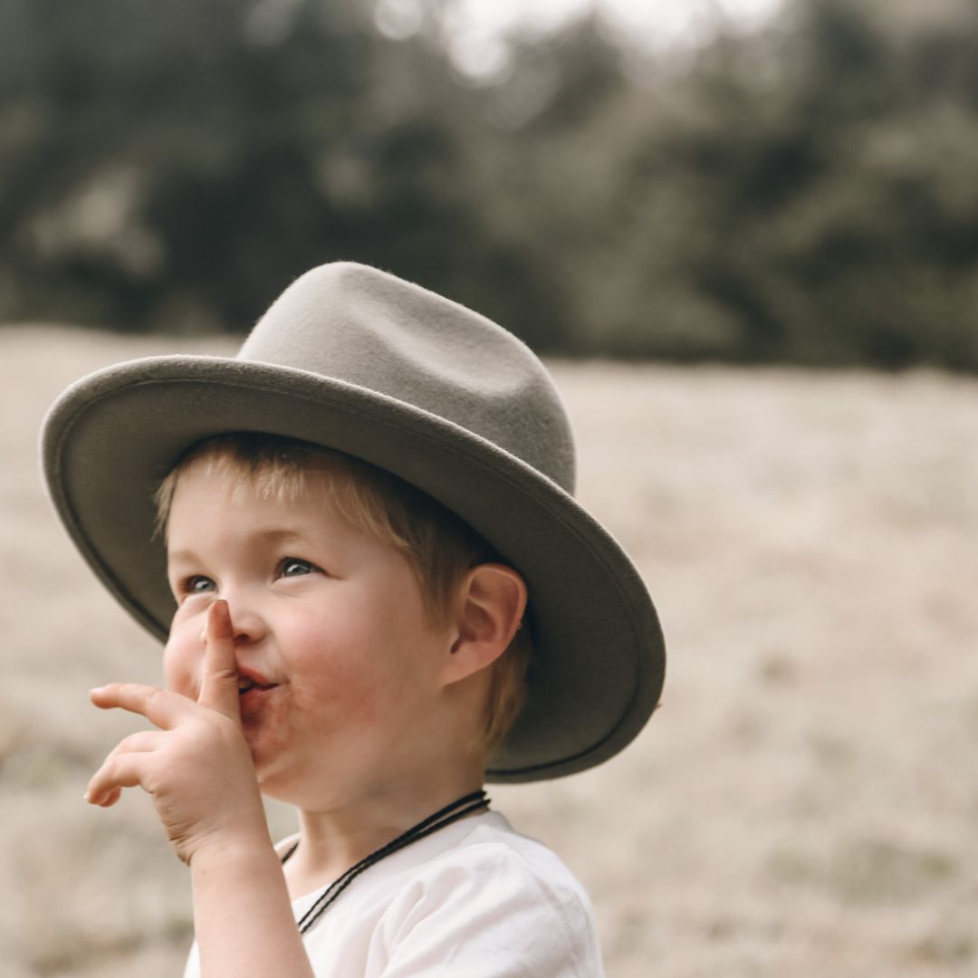 Grey Fedora Kids